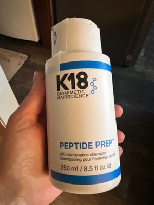 K18 PEPTIDE PREP pH Maintenance Shampoo 8.5 fl oz / 250 ml  ~New