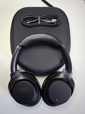 SONY WH-1000X M3 Wireless Noise-Cancelling Headphones NEW EARPADS FITTED