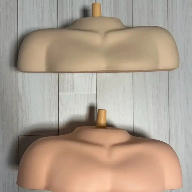 Mannequin Shoulder Holder Set 2 pcs Ivory & Peach