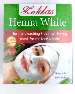 Natural White Henna Powder (100 g) for Skin Care & Body Mask   Herbal Beauty