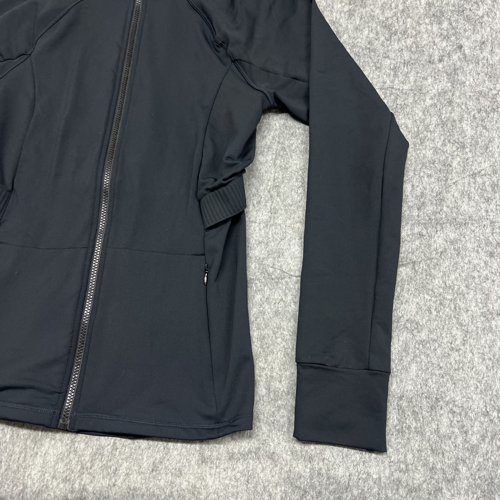 Fabletics Jacket Womens Small Black Trinity Long … - image 6
