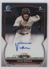 2023 Bowman Chrome Prospect Auto Vaun Brown #CPA-VB Auto 15v7