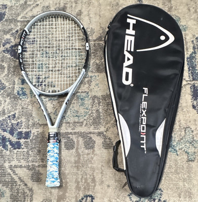 HEAD Flexpoint Tennis Racquet with Matching HEAD Flexpoint Racquet Cover