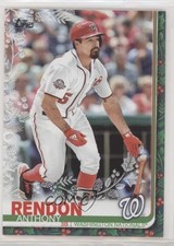 2019 Topps Holiday WalMart Mega Box Metallic Snowflake Anthony Rendon #HW110 0w8