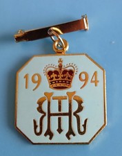 Vintage Henley Royal Regatta 1994 Stewards Enclosure Enamel Members Badge Rowing
