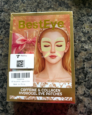 BestEye Caffeine & Collagen Hydrogel Under-Eye Patches 5 Pairs 0.35 oz