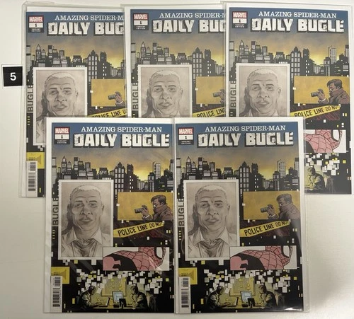 Amazing Daily Bugle #1 Declan Shalvey 1:50 Variant Spider-Man Lot Of 5