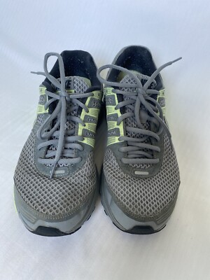 Nike Structure 16 Grey light green Running Shoes Sneakers Size 8.5 Woman Lace up