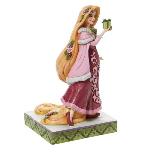 Jim Shore Disney RAPUNZEL WITH GIFTS FIGURINE-GIFTS OF PEACE TANGLED 6008981 - Picture 4 of 4