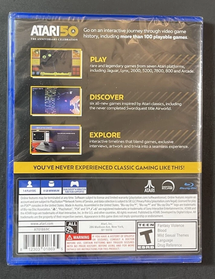 Atari 50 The Anniversary Celebration (PS4) NEW - Image 2 of 4
