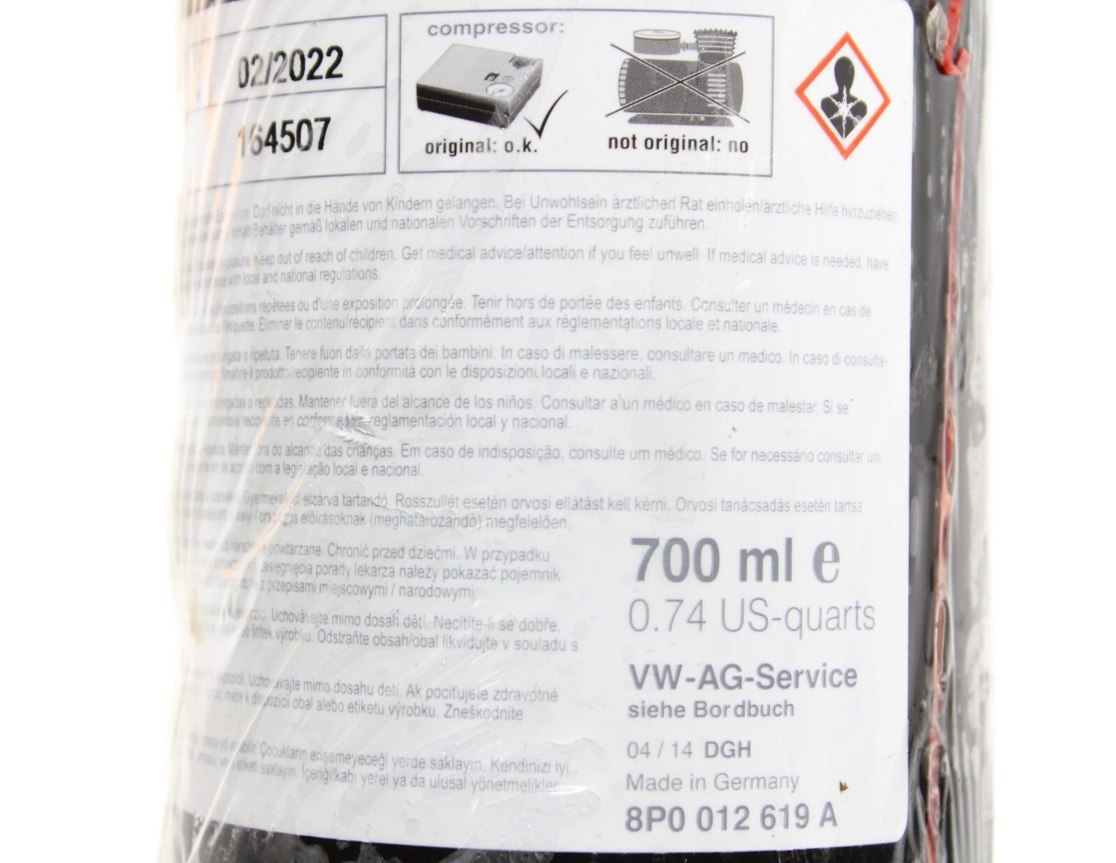 2017 - 2020 BENTLEY BENTAYGA TIRE SEALANT SEALING BOTTLE & STORAGE BOX OEM