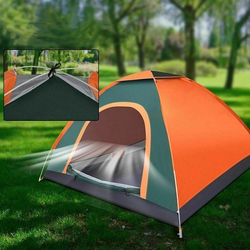 3-4 Man Automatic Pop Up Tent Camping Tent Waterproof Outdoor Hiking Travel Tent - Picture 22 of 24