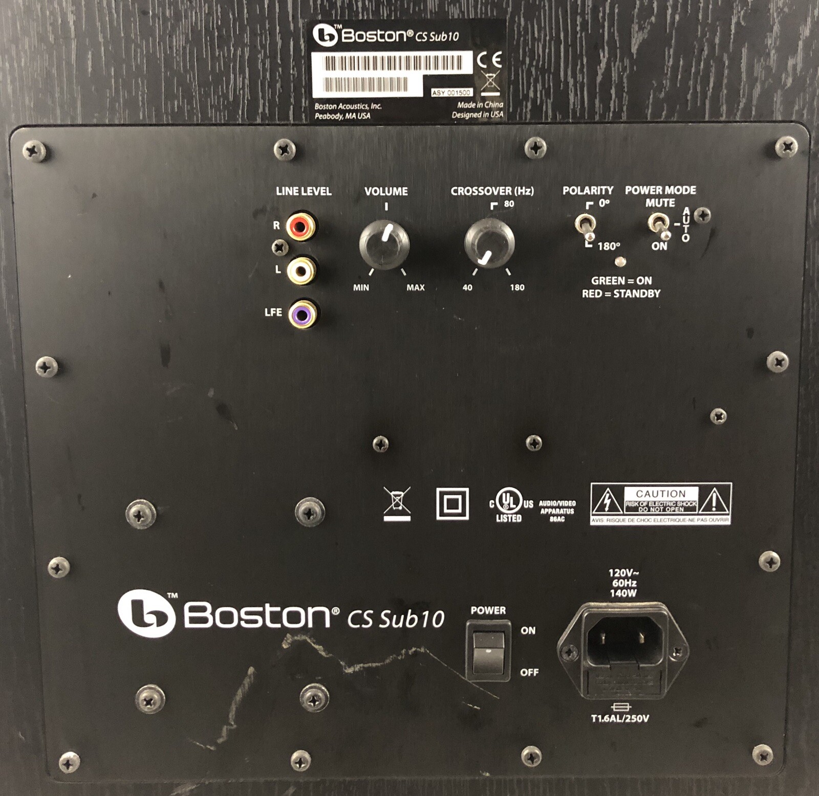 cs sub10 ii subwoofer