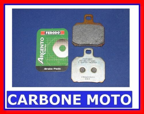 Kit Pastiglie Freno Ferodo Per Piaggio Beverly 250 Anteriore E Posteriore (2004-2007)