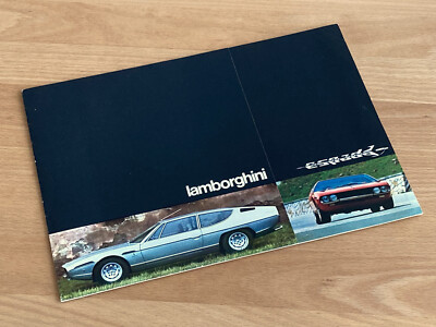 LAMBORGHINI Espada 400 GT Coupé, originales Prospekt, 03/1973, 10 Seiten, TOP!