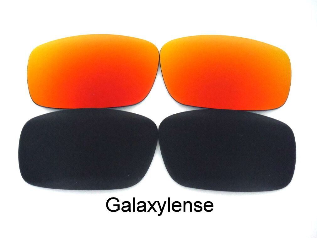 Galaxy Replacement Lenses For Oakley Drop Point Black/Red Polarized 2 Pair