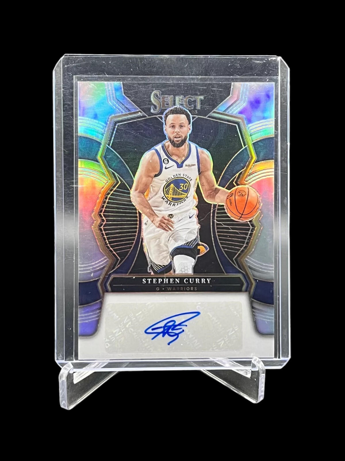 2022-23 Panini Select Signatures Silver Prizm Stephen Curry 2022-23 Panini Select Signatures Silver Prizm Stephen Curry