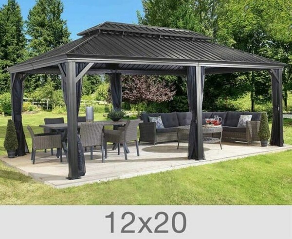 Sojag Messina 12 x 20 Galvanized-Steel 