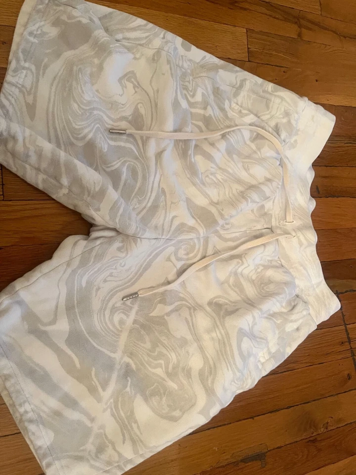 Pantalones Cortos John Elliott Algodón Blanco y Gris Vintage Talla 3 Grande Excelente Estado Foto 3 de 4