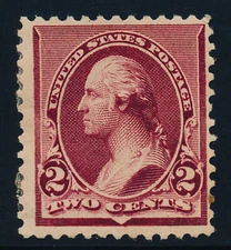 U. S. Scott #219D Fine Centering (Mint Hinged) SCV: $175.00