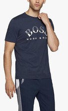 Image of BOSS Tee 1 T-Shirt 10231939 402 Dk Blue Size L RRP£55