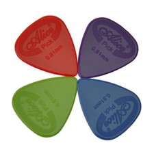 50pcs Alice Gauge 0.81mm Glossy Anti-Skid Nylon Guitar Picks Plectrums