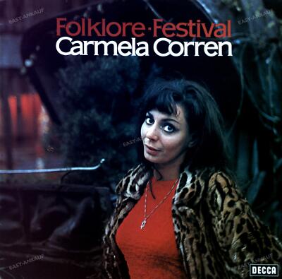 Carmela Corren - Folklore Festival LP (VG+/VG+) '