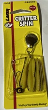 LAKER             CRITTER  SPIN     1/16 oz    YELLOW /BLACK STRIPE