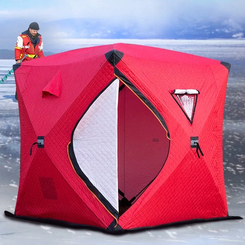 Ice Fishing Tent Portable Ice Fishing Shelter Waterproof & Windproof Winter Tent - Picture 16 of 28