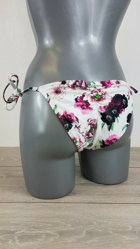 ASOS Blossom Floral Print Tie Side Bikini Bottom multi UK 10 EU 38 A431-28 - Picture 4 of 4