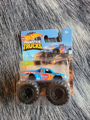 Hot Wheels Monster Truck Race Ace 68 Blue 4x4 HW Tampos Mattel 2022 