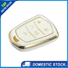 Pack x 1 For Cadillac Escalade 2015-2019 Key Fob Cover 5 Button Remote Key Case
