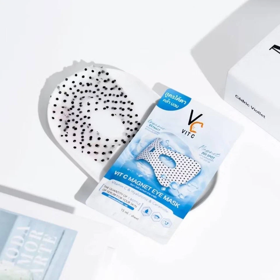 30x15ml Eye Pads for Dark Circles Under Eye Mask Vitamin C Hyaluronic Reduce Wri - Image 3 of 4