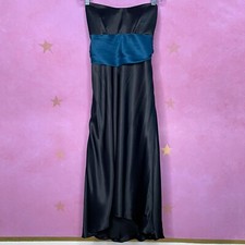 100% Silk Strapless Black Nicole Miller Collection Size 6