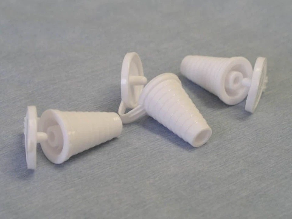 JORVET JORGENSON LABS Universal Bottle Adapter Graduated Rubber Plug Fits Bottle Openings 18-22mm 5 Pk