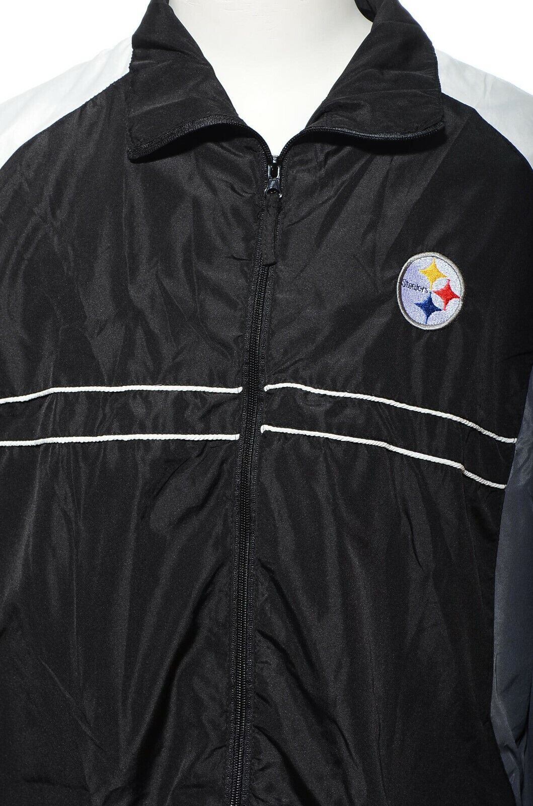 Mens Sz L Pittsburgh Steelers Windbreaker Sports Illustrated Jacket  Windbreaker