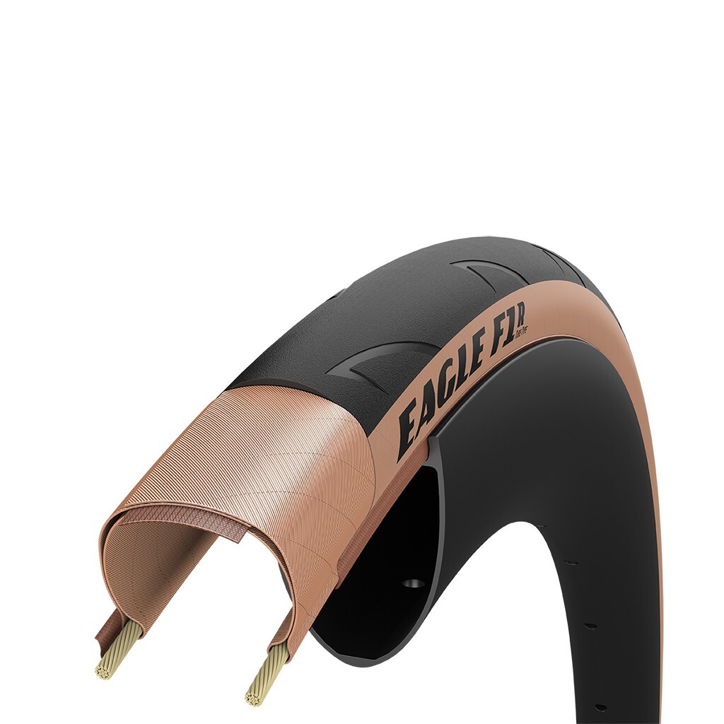 Goodyear Eagle F1 R Tubeless Road Bicycle Bike Tire Tanwall 700 x