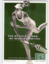 Postcard The Official Card Of Serving Notice, American Express