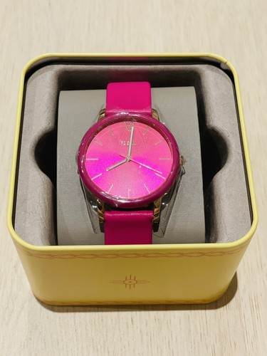 Fossil Cambry Three-Hand Pink Leather 