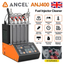 ANCEL ANJ400 Auto Ultrasonic Cleaning Machine Car Fuel Injector Cleaner Tester