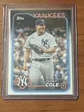 2024 Topps Baseball Series One #100 Gerrit Cole New York Yankees