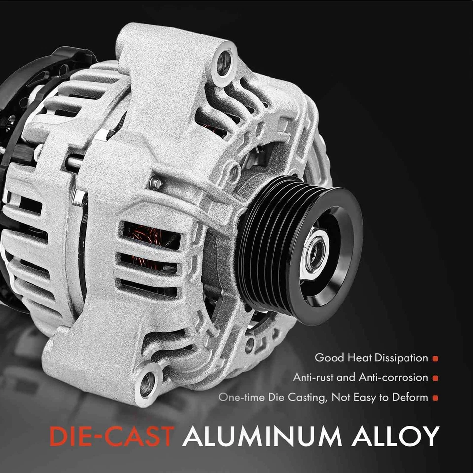 Alternator for Chevy Express 1500 GMC Savana 2500 110A 12V CW 6-Groove Pulley - Image 4 of 4