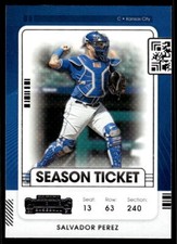 Salvador Perez 2021 Panini Contenders Baseball # 18 Base Kansas City Royals