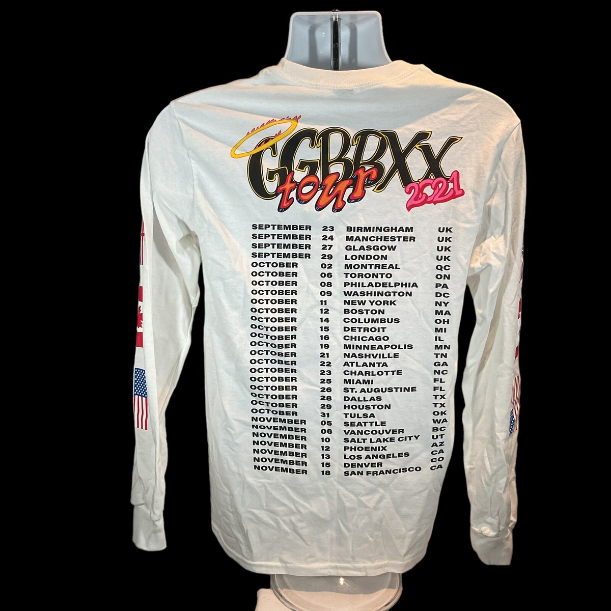 Lany GGBBXX Tour 2021 Graphic LS Band Tee Shirt NWOT White Mens | eBay