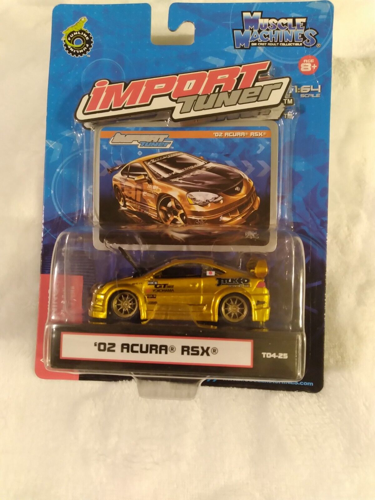 MUSCLE MACHINES 1:64 SCALE '02 ACURA RSX