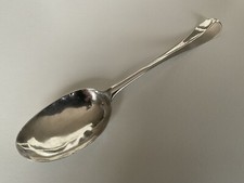 Stunning Queen Anne Hanoverian Rattail Solid Silver Table Spoon London 1714
