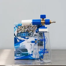 MJJC Foam Cannon S V3.0 Kit | With Wide Mouth Bottle and 1/4" Plug