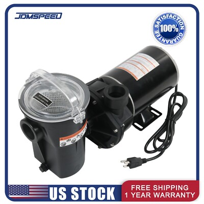 1HP Above Ground Swimming Pool Pump W3SP1580X15 Fits Hayward with 3' Cord
