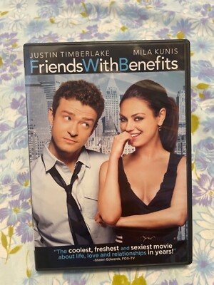DVD Friends with Benefits Justin Timberlake Mia Kunis Jenna Elfman Bryan Greenbu