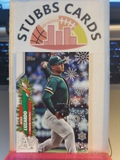 2020 Topps Holiday Jesus Luzardo  RC HW35 Oakland Athletics